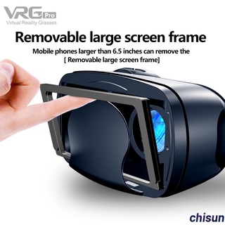 VRG Pro Gafas VR 3D Realidad Virtual Pantalla Completa Visual Gran Angular Para Teléfonos Inteligentes De 5 A 7 Pulgadas chisun