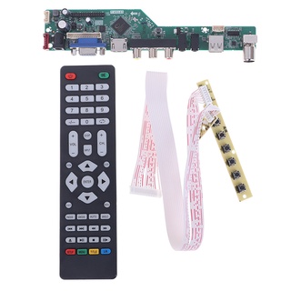 {FCC} T.v Universal LCD controlador de TV controlador de la junta de controlador V53 analógica TV placa base