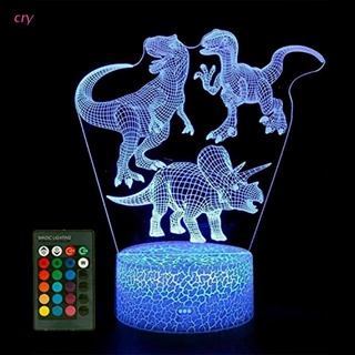 cry 3d led glowlight cambiante táctil lámpara decoración bebé cumpleaños regalo de navidad