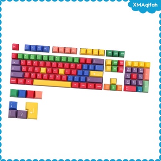 teclado de 112 teclas pbt rainbow teclado diy para cherry mx 61 64 68 72 87 teclas (1)