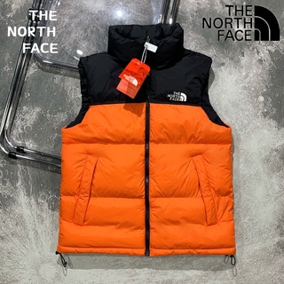the north face 100% original grueso algodón chaleco de los hombres y las mujeres cuello de pie chaleco deportivo