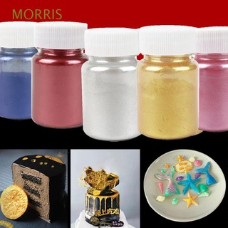 MORRIS 15g Color Para Hornear Perlas Colorantes Pastel En Polvo Oro Comestible Fondant | Chocolate Decoración De Alimentos/Multicolor