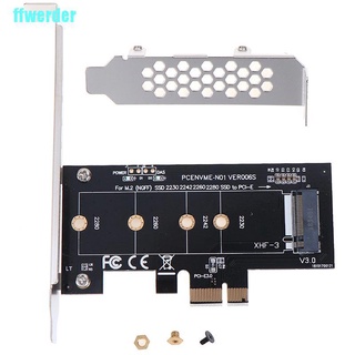 [ffwerder] Pcie To M2 Adapter Pci Express 3.0 X1 To Nvme Ssd Adapter Support 2230 2242 2260