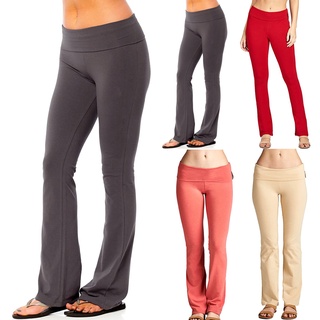 ✨ FuhuangYa 🌫️ Womens Stretch Yoga Leggings Fitness Running Gym Full Length Sports Active Pants
