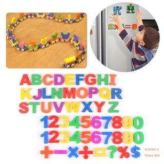 1 juego lindo colorido magnético nevera letras/números enseñando imanes educativos alfabeto