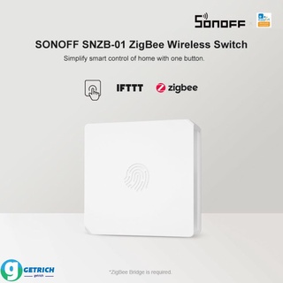 Sonoff SNZB-01-interruptor de huellas dactilares Zigbee inalámbricos+GETRICH.BR