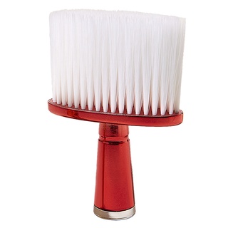 Barber Salon Neck Face Duster Hair Cleaning Brush Tool Red