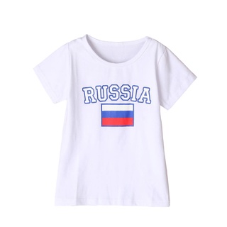 We-Toddler Casual estilo camiseta, bebé letra impresión manga corta cuello redondo jersey (blanco)