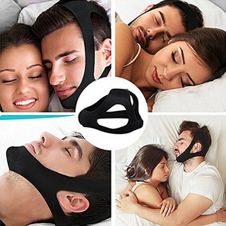 Hombres Anti ronquidos correa de barbilla dejar de roncar cinturón de sueño Apnea barbilla soporte de ayuda libreffice