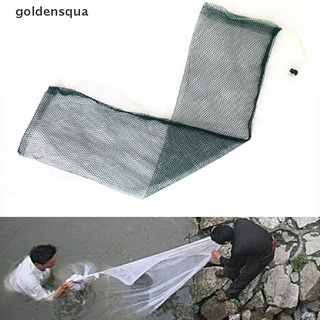 [goldensqua] Fishing Net Trap Nylon Mesh Cast Fishery Accessories Simple Load Fish Bag Tackle .