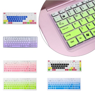 sun teclado cubierta teclado película protector de piel portátil protección de silicona para asus k50 portátil accesorio (5)