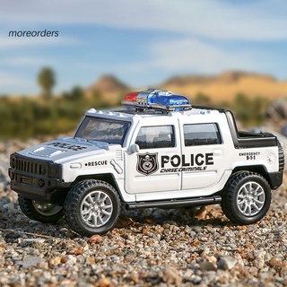 1/36 coches de policía/camión de vuelta modelo de camión/regalo de navidad (4)
