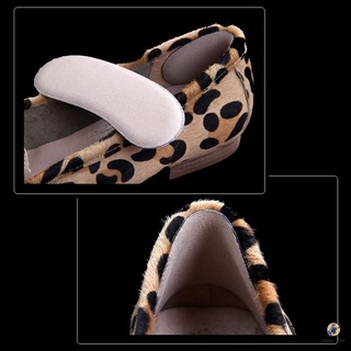 ♈♉ Clothingshoesaccessorie negro tejido pegajoso zapato tacón plantillas plantillas almohadillas cojín agarre fuerte (2)
