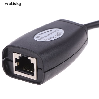 Wutiskg USB UTP Extender Adapter Over Single RJ45 Ethernet CAT5E 6 Cable Up to 150ft CL (2)