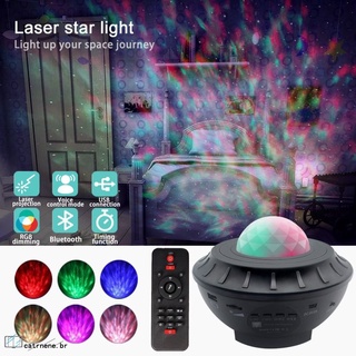 Lámpara LED colorida para proyector de cielo estrellado lámpara LED para proyección de noche lámpara de proyección romántica ola ola luz de gato