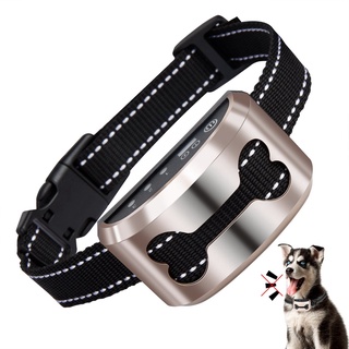 collar recargable anti corteza para mascotas, color negro (3)