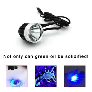 [ht25] lámpara de curado de pegamento uv usb portátil de calefacción de aceite verde luz para teléfono inteligente
