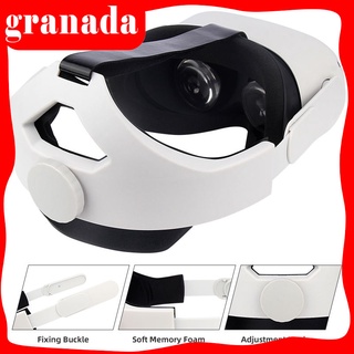 Shoppe lentes de cabeza con correa ajustable A la cabeza cómoda Para Oculus Quest 2 Vr accesorios accesorios Para reducir la cabeza presión