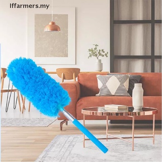[iffarmers] Cepillo de microfibra para espolvorear, extender la pluma elástica, limpiador de polvo, cepillo de limpieza