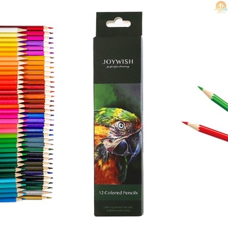 joywish 12/18/24/36/48/72 lápices de colores profesionales de aceite de arte de color lápices set para estudiantes niños adultos artistas para dibujar bocetos escritura libros para colorear (1)