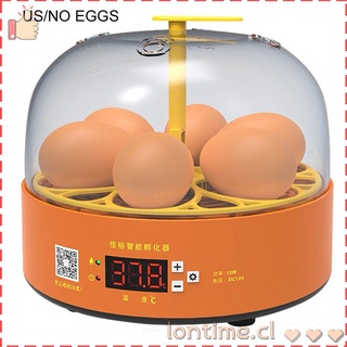 mini incubadora digital de 6 huevos de temperatura automática brooder egg hatcher [ltmejj]
