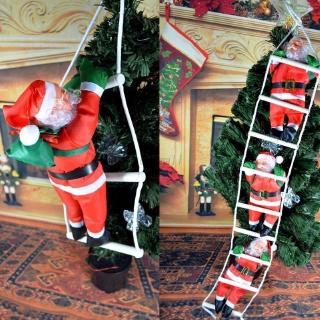 Nuevo Santa escalada en cuerda escalera interior/exterior navidad jardín decoración (1)