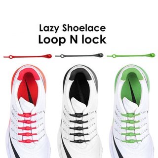 0913d 12pcs moda silicona cordones elásticos zapatos cordones unisex zapatos deportivos sin lazo
