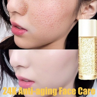 24K Anti-envejecimiento cuidado Facial hidratante oro suero Facial cuidado de la piel 10ML libreffice