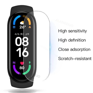 2Pcs Fully covered protective film for Xiaomi mi band 6 5 Soft Tpu film for Smart Bracelet 5 4 3 Soft flim Protective Hydrogel Film (3)