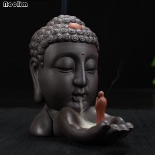 quemador de incienso creativo decoración del hogar cerámica buda incienso titular budista incensario