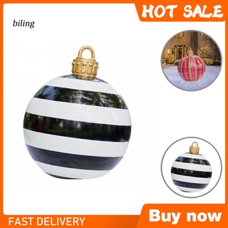 Bl* bolas de navidad al aire libre resistentes al desgaste inflables flexibles al aire libre bolas de navidad ligeras para exteriores