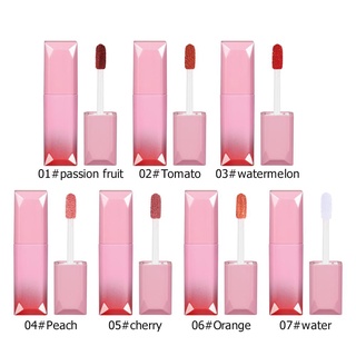 la moda antiadherente taza labio glaseado de larga duración hidratante brillo labial líquido lápiz labial