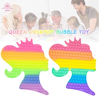 Juguete creativo De silicona descompresión portable jbigk juguete Push Bubble Fidget juguete rompecabezas entrenamiento Para niños adultos