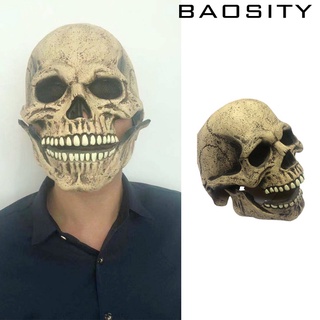 [Baosity*] máscara de esqueleto de calavera capucha de cabeza completa máscaras disfraz de Halloween accesorios