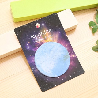 Planet Earth Pluto Moon Mini Memo Pad Times Sticky Notes Suministros Escolares