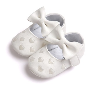 Spring and Autumn0-1Year-Old Newborn Princess Shoes for Baby Summer3-6-12Month Baby Girl Toddler Shoes Soft-Soled Shoes No Heel Slippage