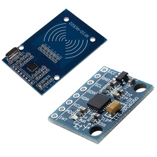 1 pza Sensor De tarjeta Ic Rc522 con llave De tarjeta Ic y llave 1 pieza Mpu-6050 Ule 3-axis Analógico+Sensor De Lle