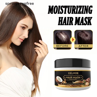 spef eelhoe 50g aceite de coco cuidado del cabello máscara rizado cabello lofting reparaciones raíces crema libre