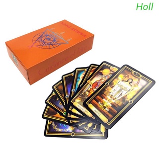 Tarot hol 78 Cartas De Tarot Deck guía para el futuro/scrapbook/juego De Cartas De oráculo