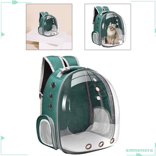 Mochila para gatos de alta calidad, bolsa de transporte grande transparente con burbujas para mascotas, portatil ventilado para perros pequeos, bolsa