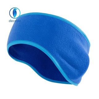 Deceblel Outdoor Fleece Headband Yoga Running Cycling Fitness Sports Warm Sweatband