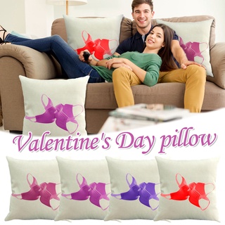 Trouvaille1_valentine's Day - funda de almohada para sofá, decoración del hogar