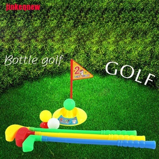 jncl golf putter set niños plástico golf al aire libre kit de juego club caddy ball divertido juego jnn