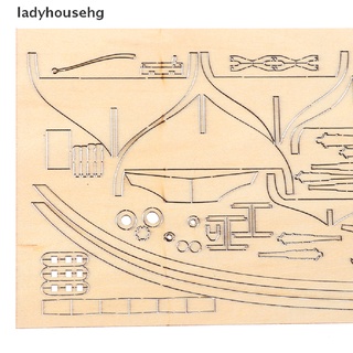 ladyhousehg 1:100 halcon de madera de barco de vela modelo de bricolaje kit de barco de la asamblea de la decoración de regalo (9)