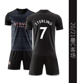 20-21 Temporda Manchester City fútbol Jersey camiseta Cosplay manga corta Tops ropa camiseta Futebol Croptop Camisa Choppe (5)
