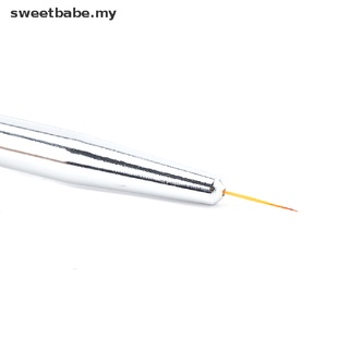 [sweetbabe] 3 pzs pinceles para pintura de uñas/bolígrafos de Gel UV/bolígrafo limpio de polvo sirena/pincel afilado pequeño [MY]