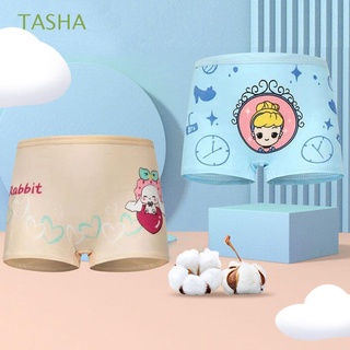 TASHA 4 Pcs/Lot Children Panties Comfortable Cotton Boxer Underwear Underpants Baby Cartoon Girls Kids Breathable Briefs