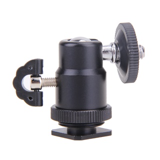 ❀Dinwut8❀High Quality Flash Bracket Holder Mount 1/4 Hot Shoe Adapter Ball Head with Lock❀