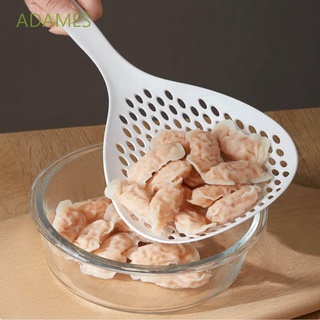 ADAMES 1PC Noodle Spoons Anti-scald Strainer Colander Scoop Drain Gadgets Japanese Style Veggies Fish Round Heat Resistant Kitchen Tools/Multicolor