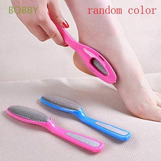 BOBBY Pro Foot File Hard Pedicure Care Feet Rasp Dual Sided Callus Beauty Tool Stainless Steel Dead Skin Remover